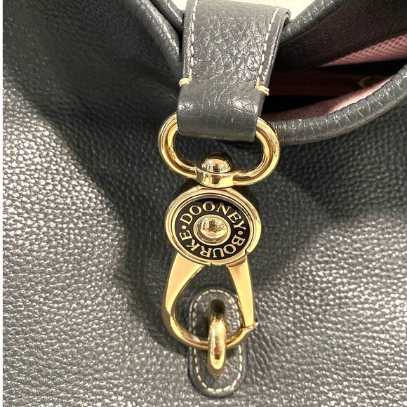 Dooney & Bourke Pebble Grain Leather Large Sack shoulder Purse Hobo bag 0708143 - Picture 8 of 15